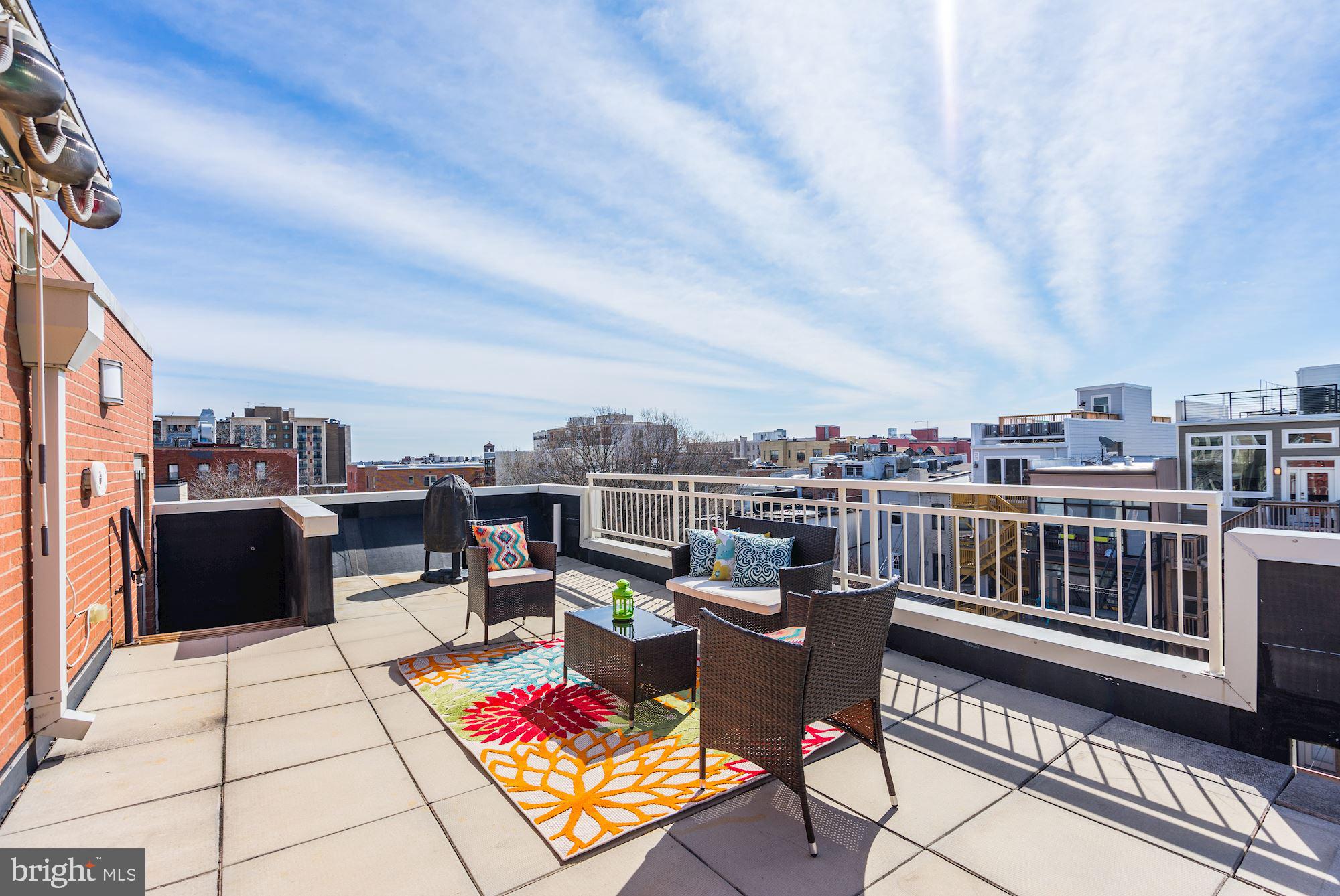 1464 Harvard Street Northwest, Unit 14 Washington, DC 20009 - Photo 20 of 28 private roof deck monument views