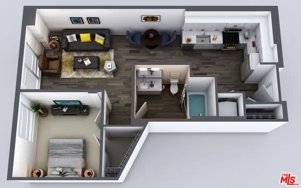 $2,397 | 1120 West 6th Street, Unit 1254, Los Angeles, CA 90017