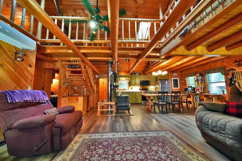 638 Sandy Beach Road Danforth, ME 04424 - Photo 7 of 94 lake-home-kitchen-living-ar