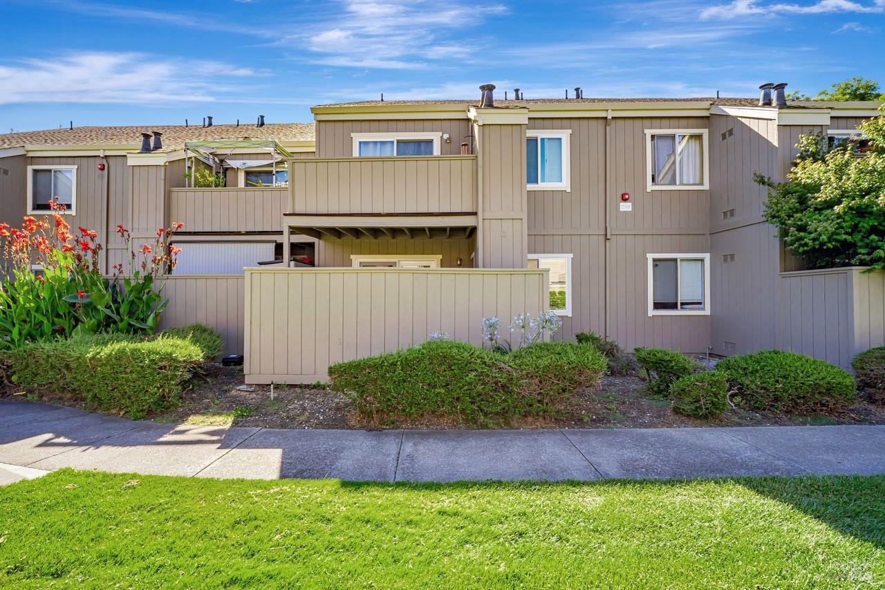 7767 Camino Colegio Rohnert Park, CA 94928 - Photo 30 of 39 Back of the enclosed patio and easy walking trail to the nearby pool.