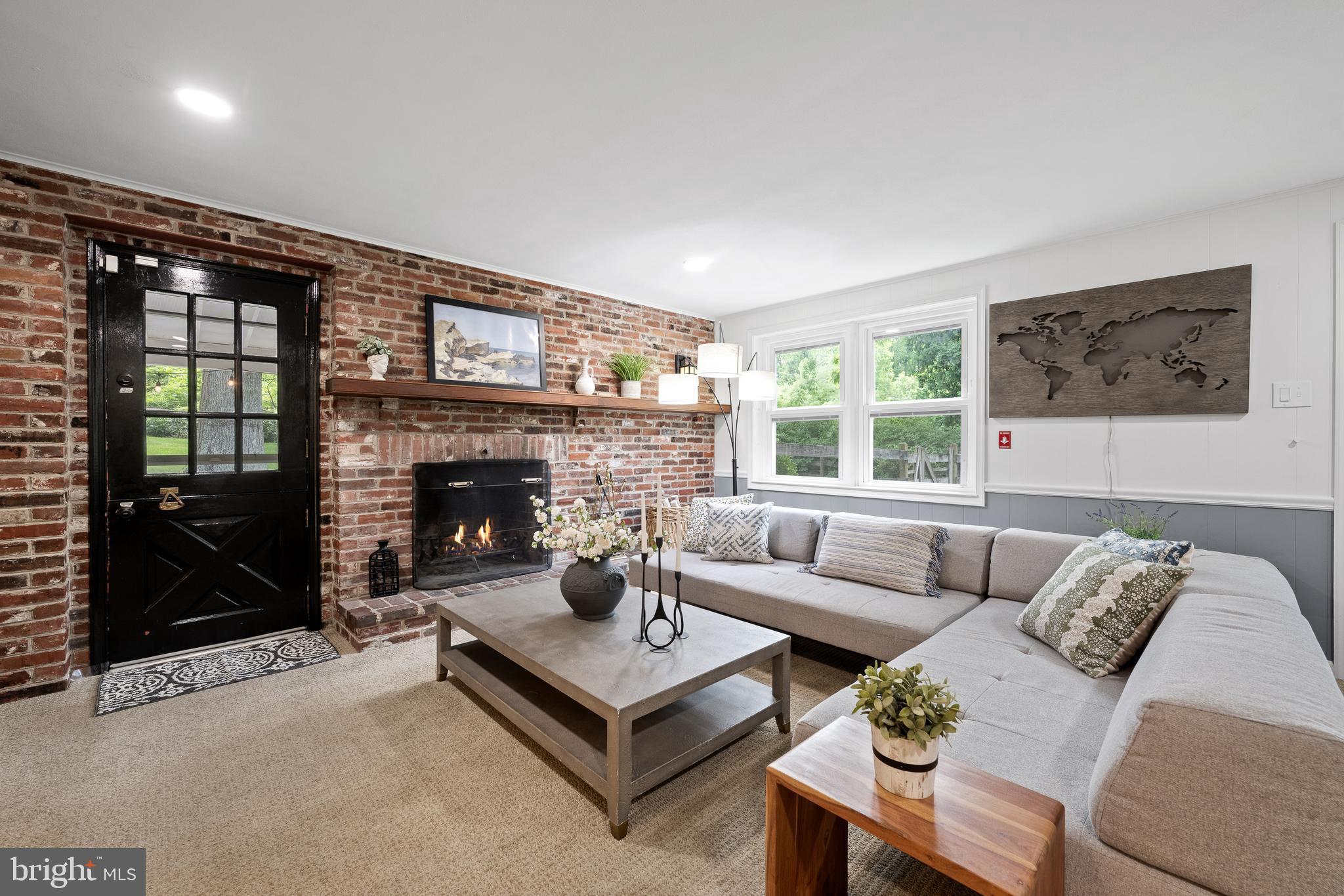 1635 Thomas Road Wayne, PA 19087 - Photo 32 of 52 brick faced wood burning fireplace