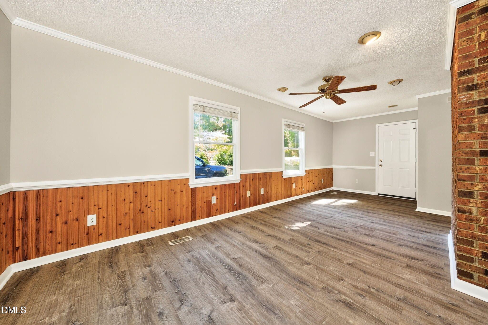 8104 Rhodes Road Apex, NC 27539 - Photo 10 of 27 Family room back with door to deck