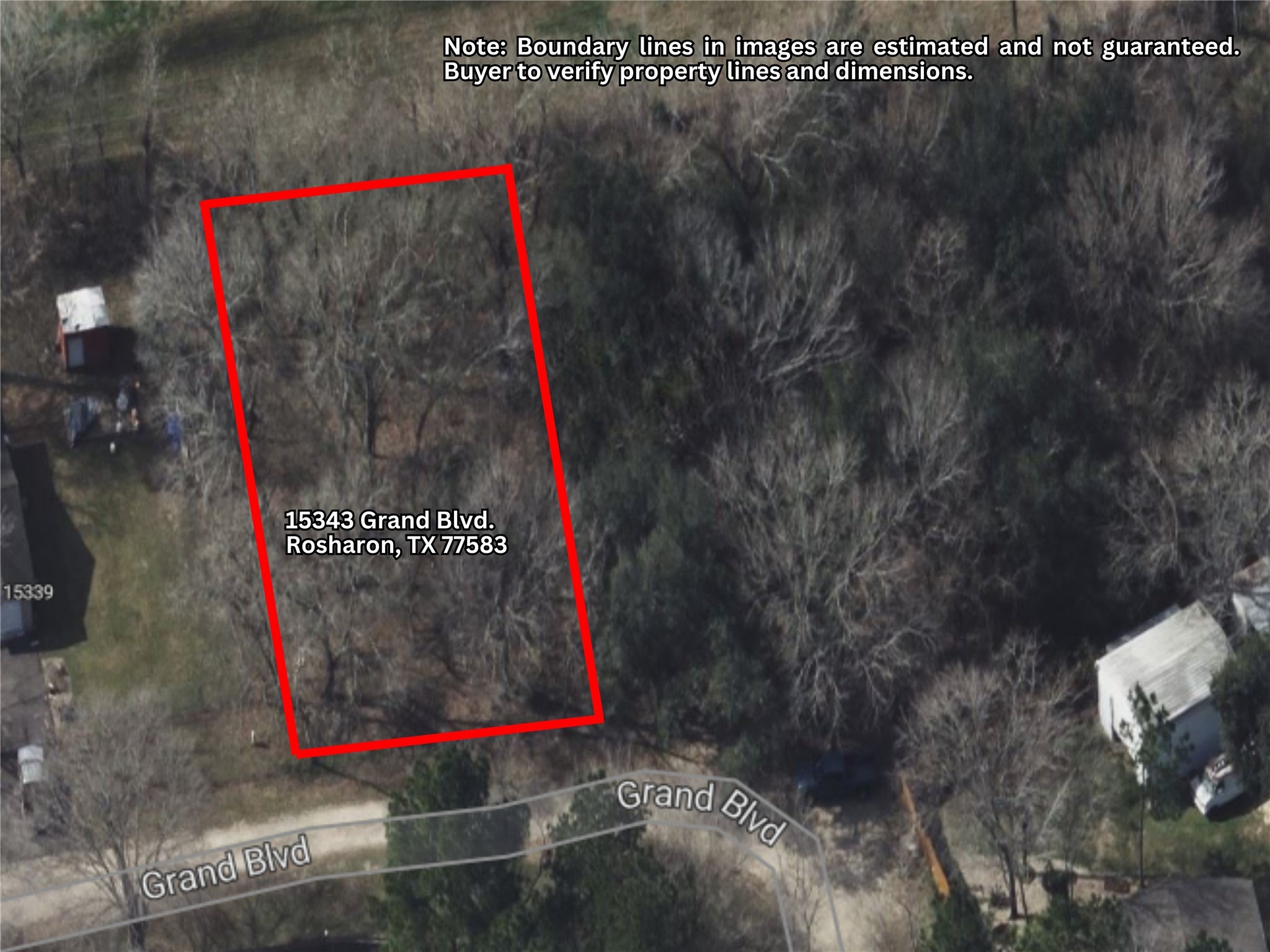 15343 Grand Boulevard Rosharon, TX 77583 - Photo 2 of 2 a sign that is on the side of the road