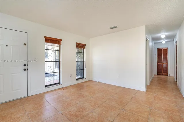 a close up of a walk in closet