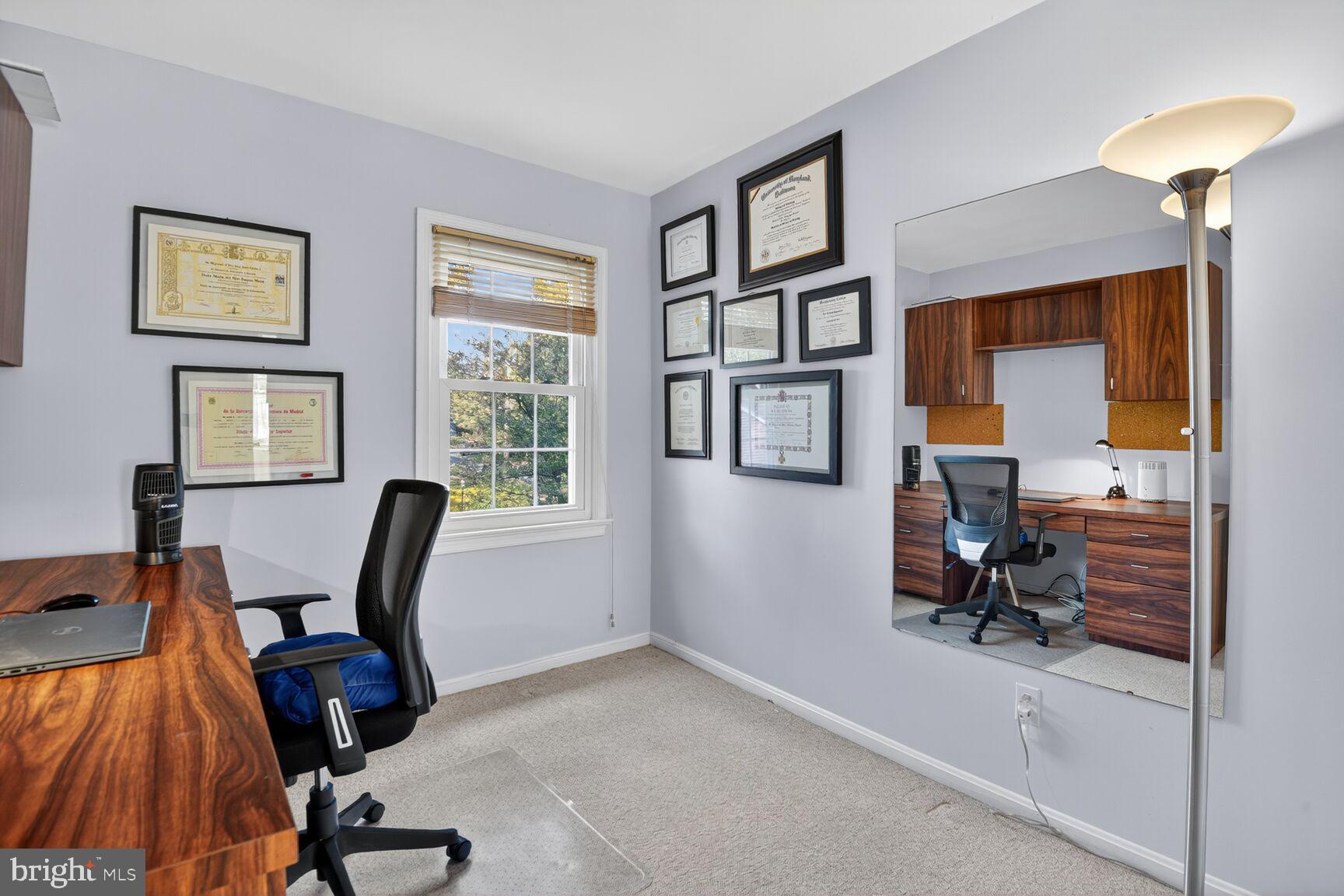 109 Aberdeen Road Rockville, MD 20850 - Photo 20 of 30 a view of a workspace with furniture and a window