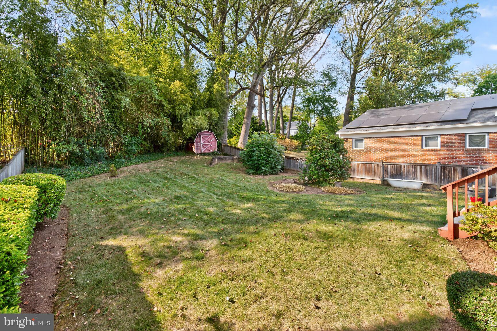 109 Aberdeen Road Rockville, MD 20850 - Photo 30 of 30 a backyard of a house with lots of green space