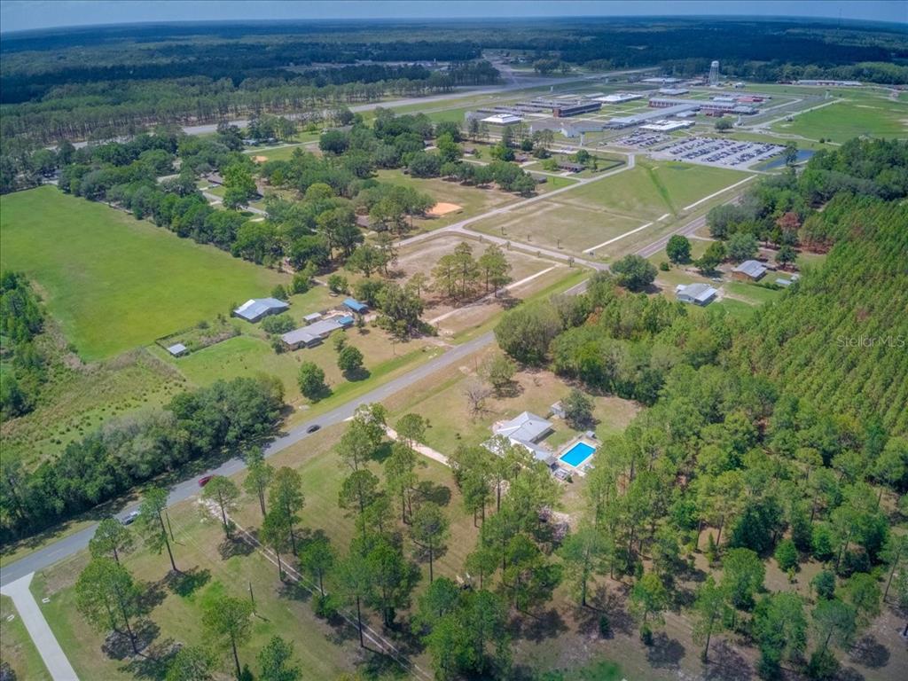 7422 County Road 231 Lake Butler, FL 32054 - Photo 55 of 57 an aerial view of a houses with a yard