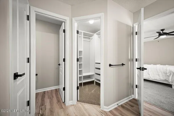 a view of walk in closet