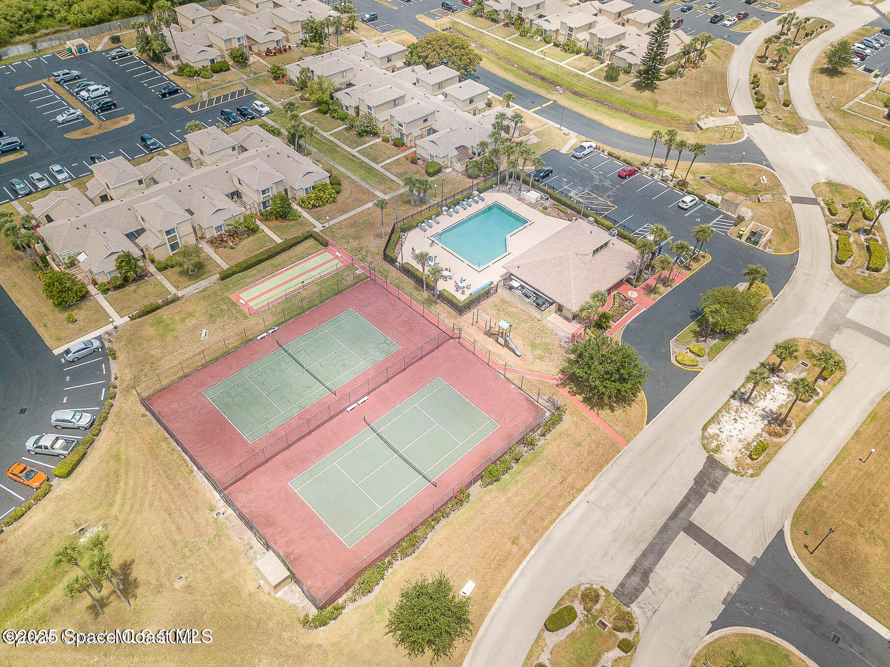 1411 Sheafe Avenue Northeast, Unit 101 Palm Bay, FL 32905 - Photo 24 of 25 an aerial view of a house