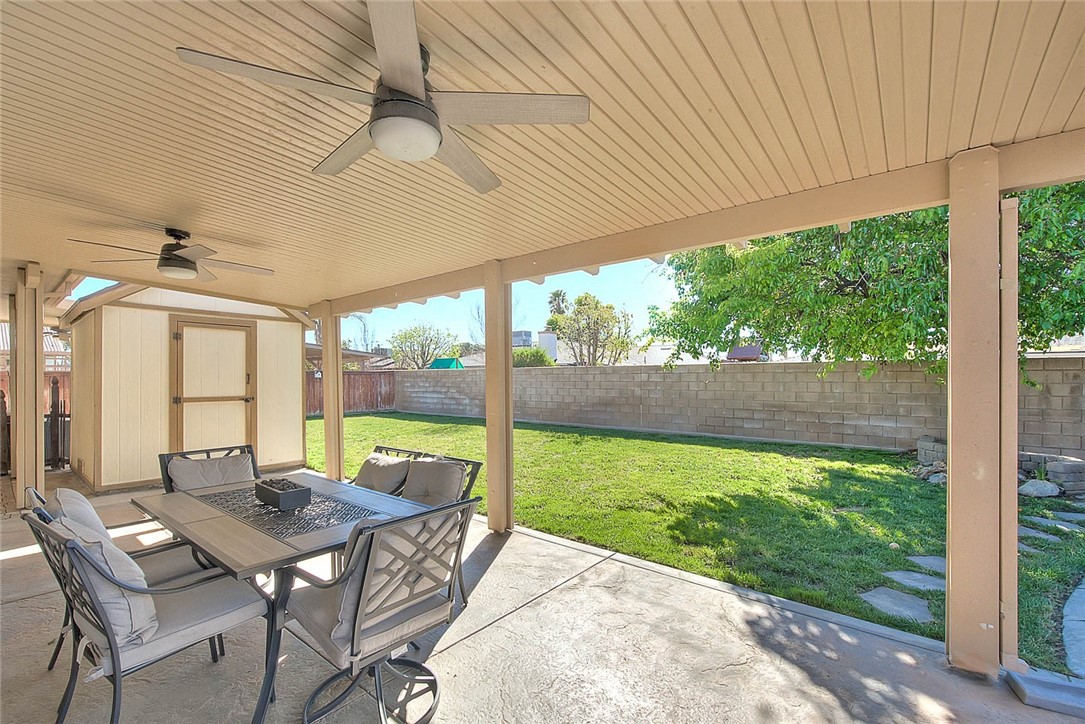 611 Glory Street San Jacinto, CA 92583 - Photo 51 of 58 Patio Area and Storage