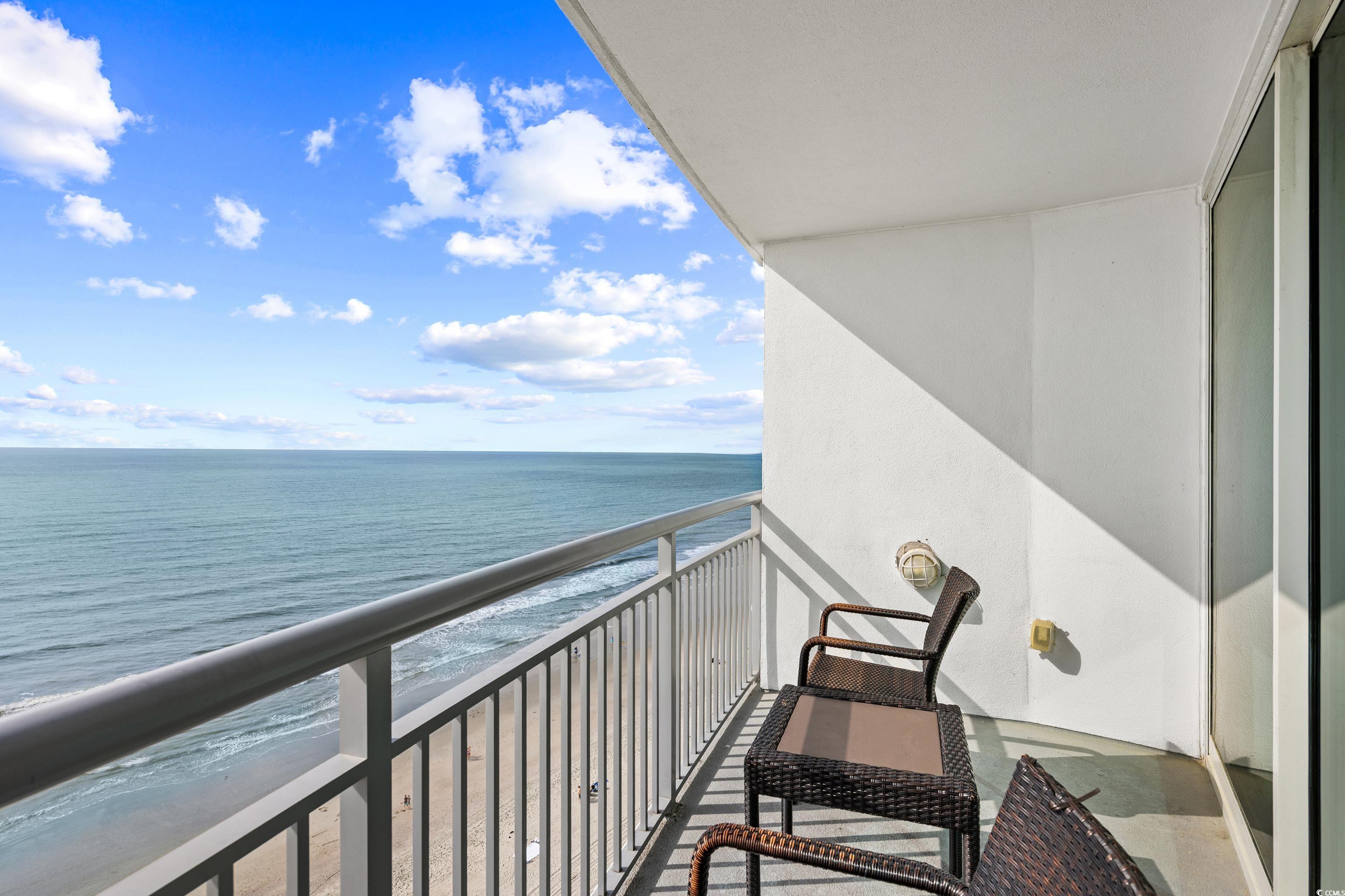 107 Ocean Boulevard, Unit 1402 Myrtle Beach, SC 29577 - Photo 28 of 38 Balcony with a water view
