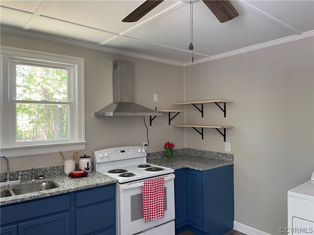 228 Beech Forest Road Kenbridge, VA 23944 - Photo 11 of 23 a kitchen with stainless steel appliances granite countertop a sink stove and window