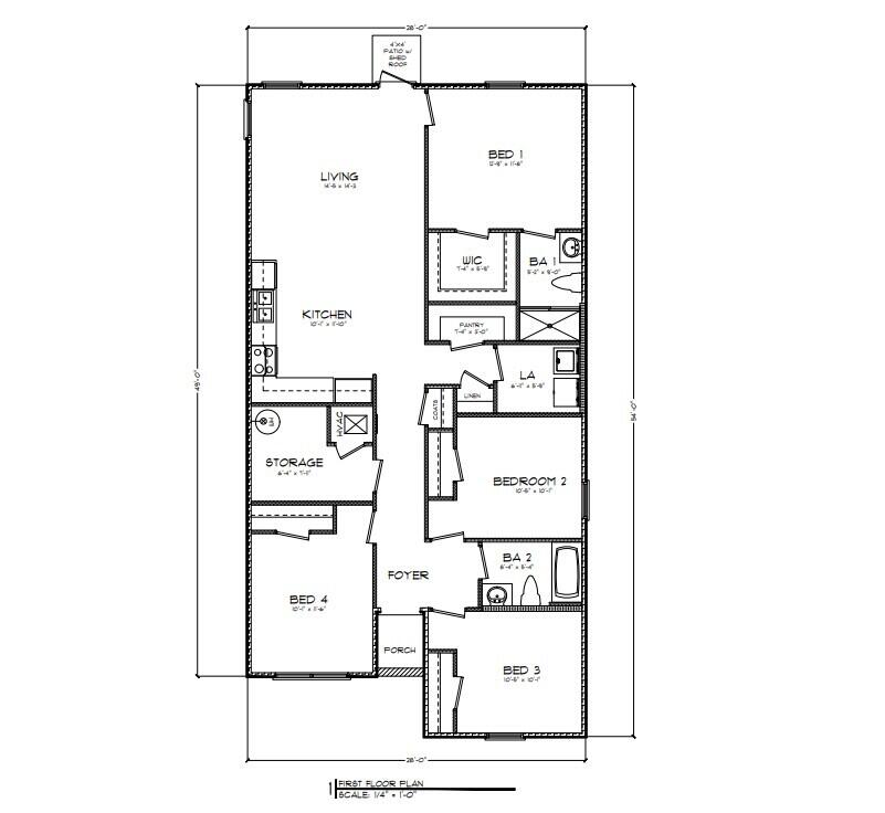6565 Firefly Drive Milton, FL 32583 - Photo 35 of 35 Sullivan Floorplan