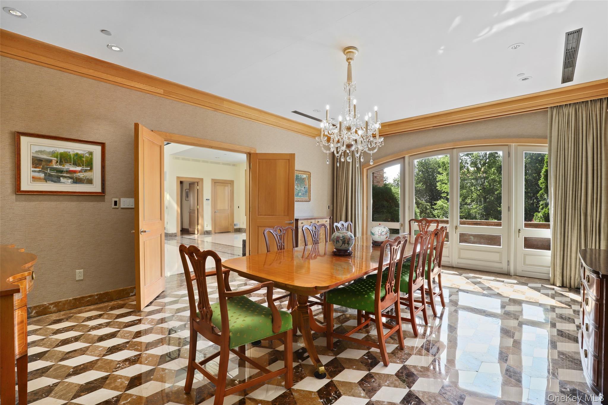 7 Rockledge Road Rye, NY 10580 - Photo 16 of 49 a view of a dining room with furniture window and outside view