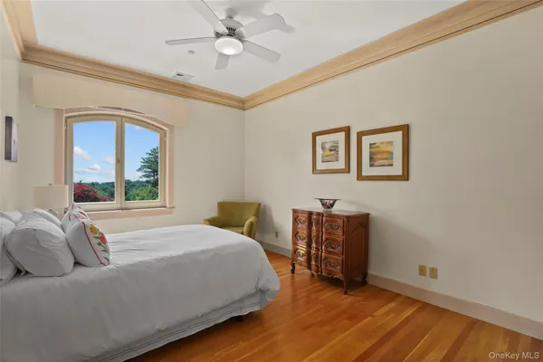 a view of a room with shelves