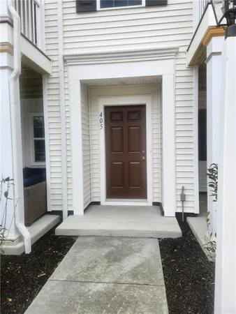 a view of a house with a door