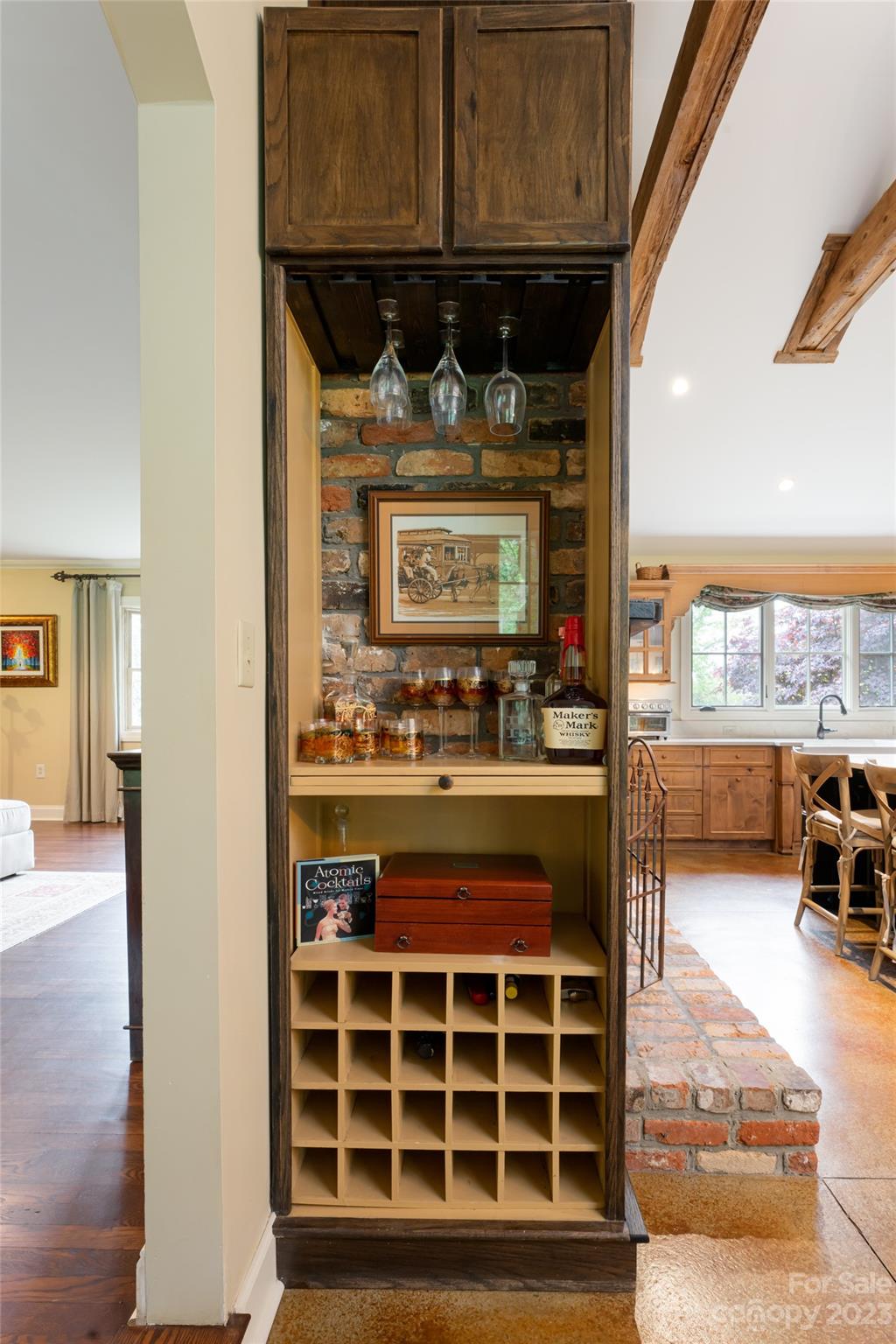 12 Club View Road Asheville, NC 28804 - Photo 18 of 47 a view of room with window and wooden floor