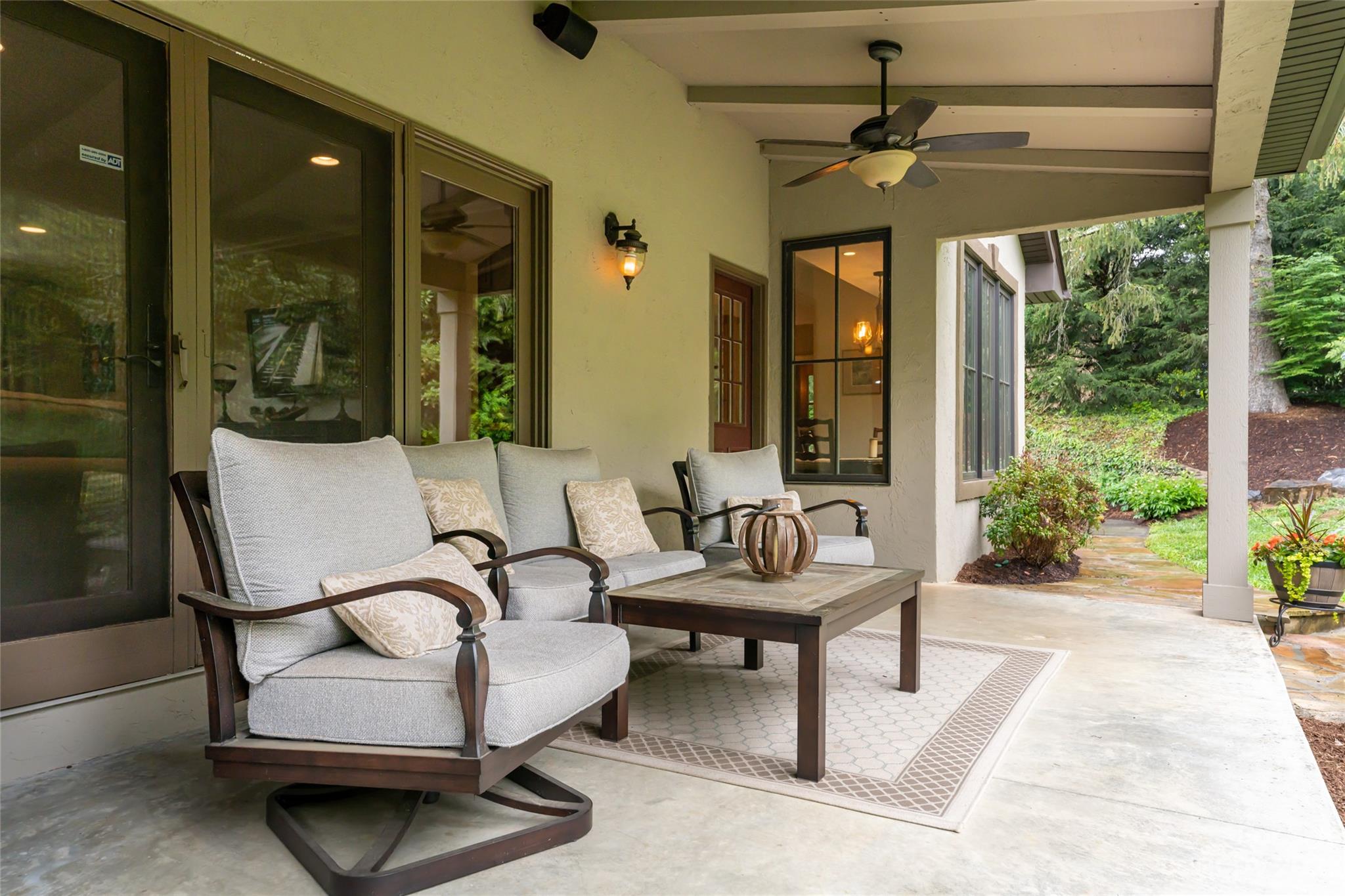 12 Club View Road Asheville, NC 28804 - Photo 39 of 47 a building outdoor space with patio furniture and potted plants
