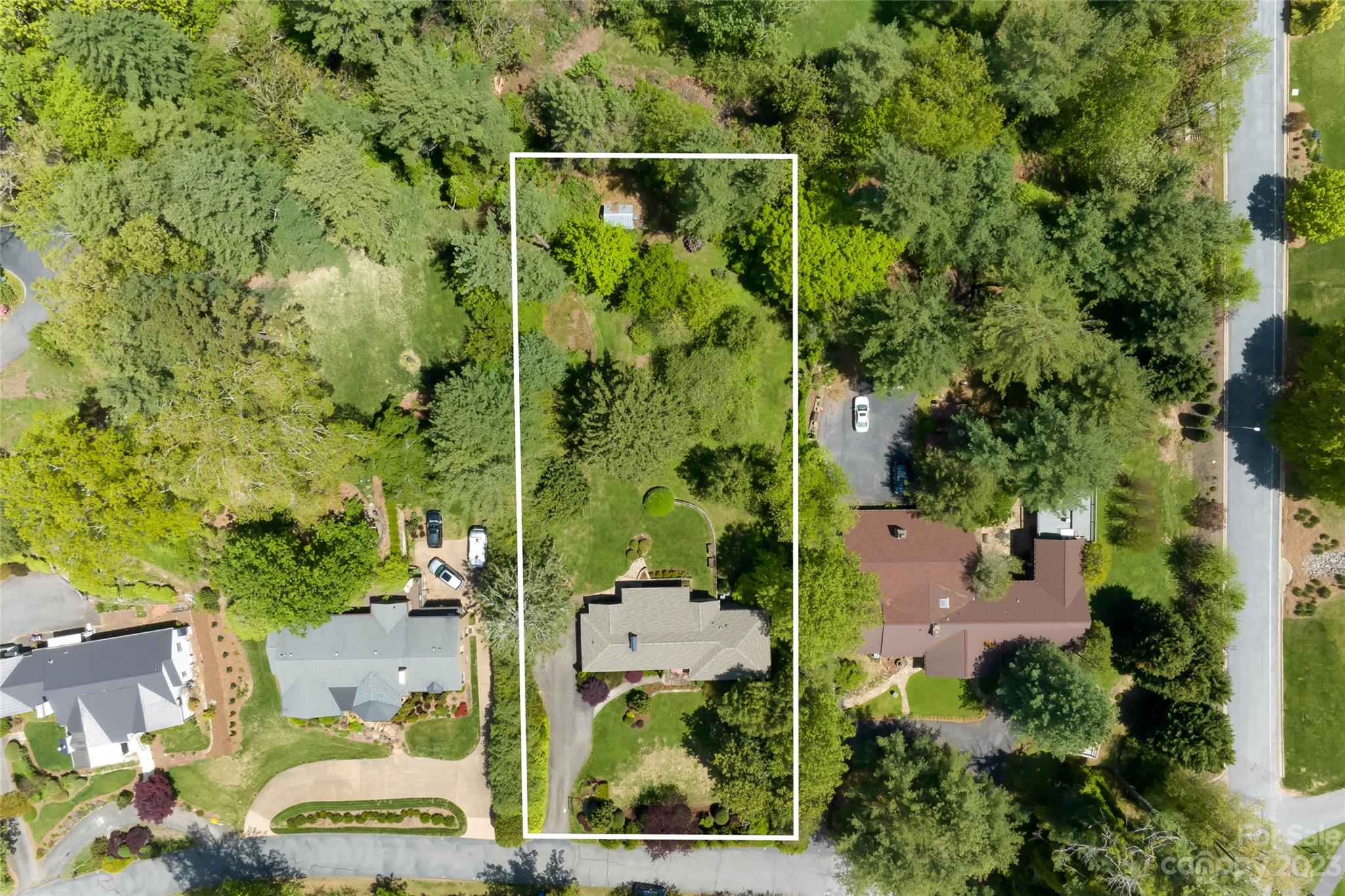 12 Club View Road Asheville, NC 28804 - Photo 46 of 47 an aerial view of a residential houses