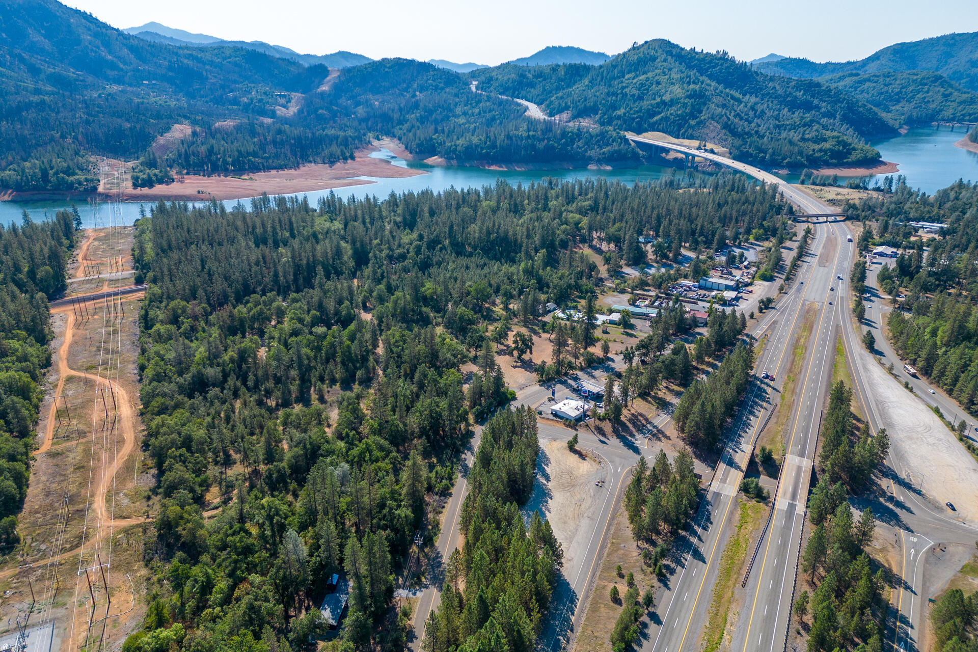 17 Acres In Lakehead Lakehead, CA 96051 - Photo 3 of 25 a view of a city with lush green forest