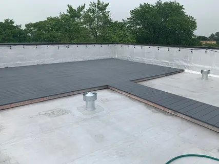 a view of a terrace view