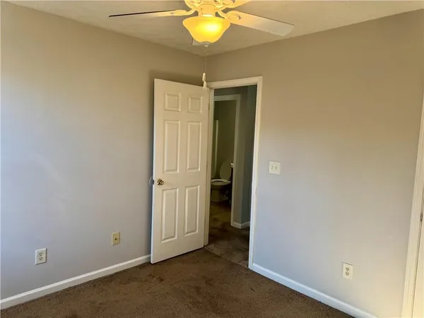 a view of an empty room