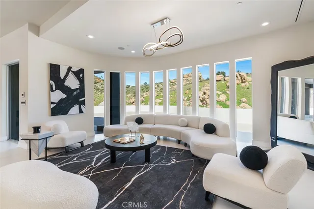 a kitchen with lots of counter top space