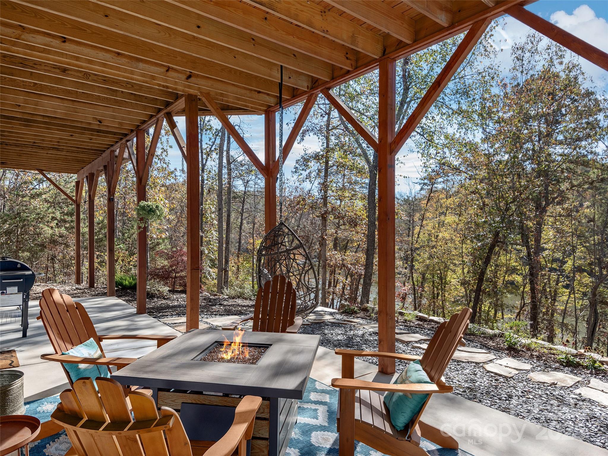237 North Mountain Lane Mill Spring, NC 28756 - Photo 33 of 43 a view of outdoor space with seating area