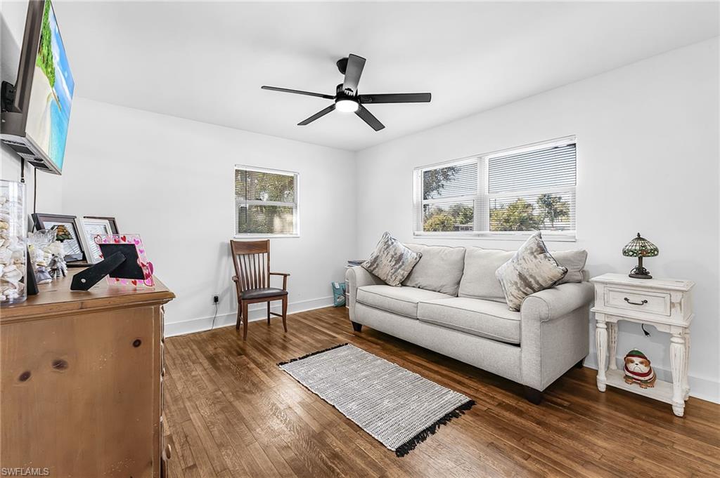 3843 Marvaez Street Fort Myers, FL 33901 - Photo 18 of 26 a living room with furniture and a flat screen tv