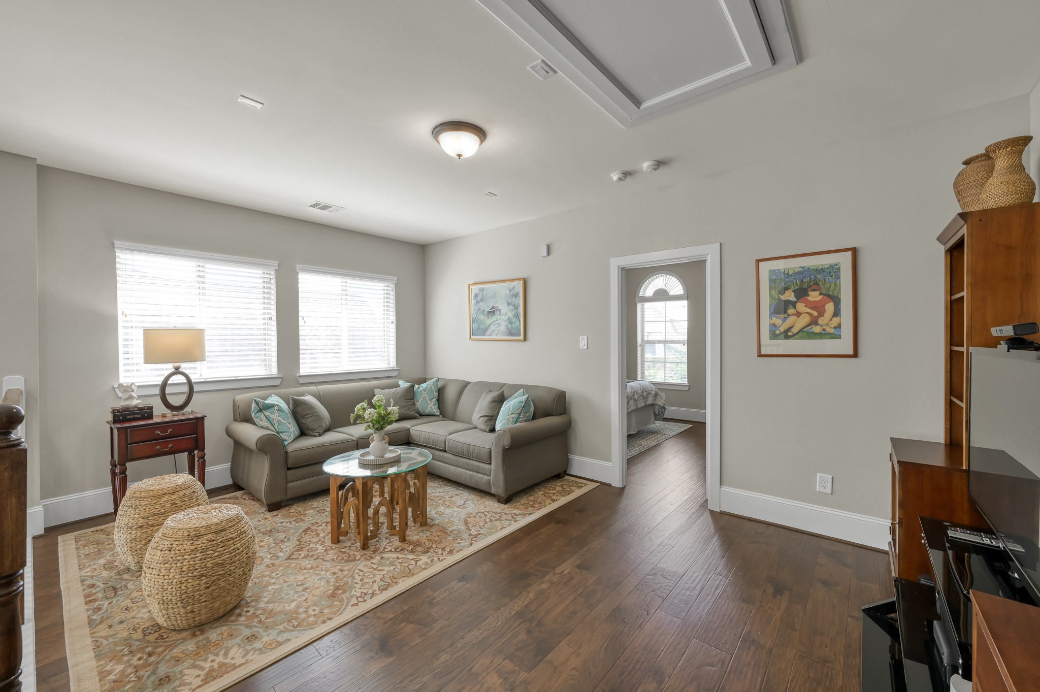 31742 Serrano Bluff Lane Spring, TX 77386 - Photo 18 of 40 Gameroom or flex space upstairs w/ wood flooring throughout.