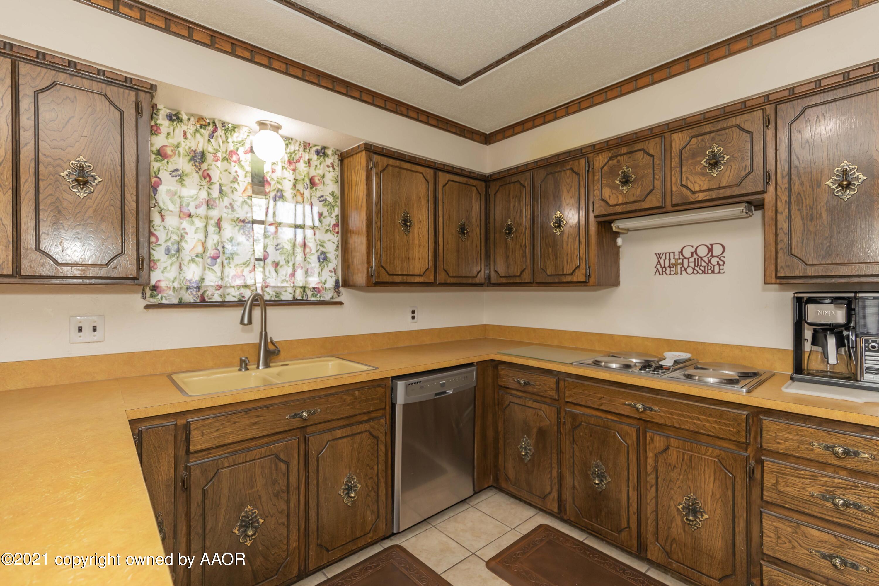 5105 While A Way Road Amarillo, TX 79109 - Photo 8 of 36 KITCHEN VIEW 2