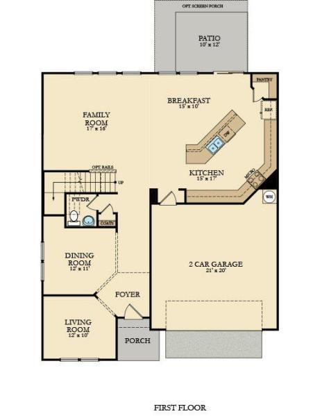 4028 Exploration Road Ladson, SC 29456 - Photo 2 of 3 gtown floor plan