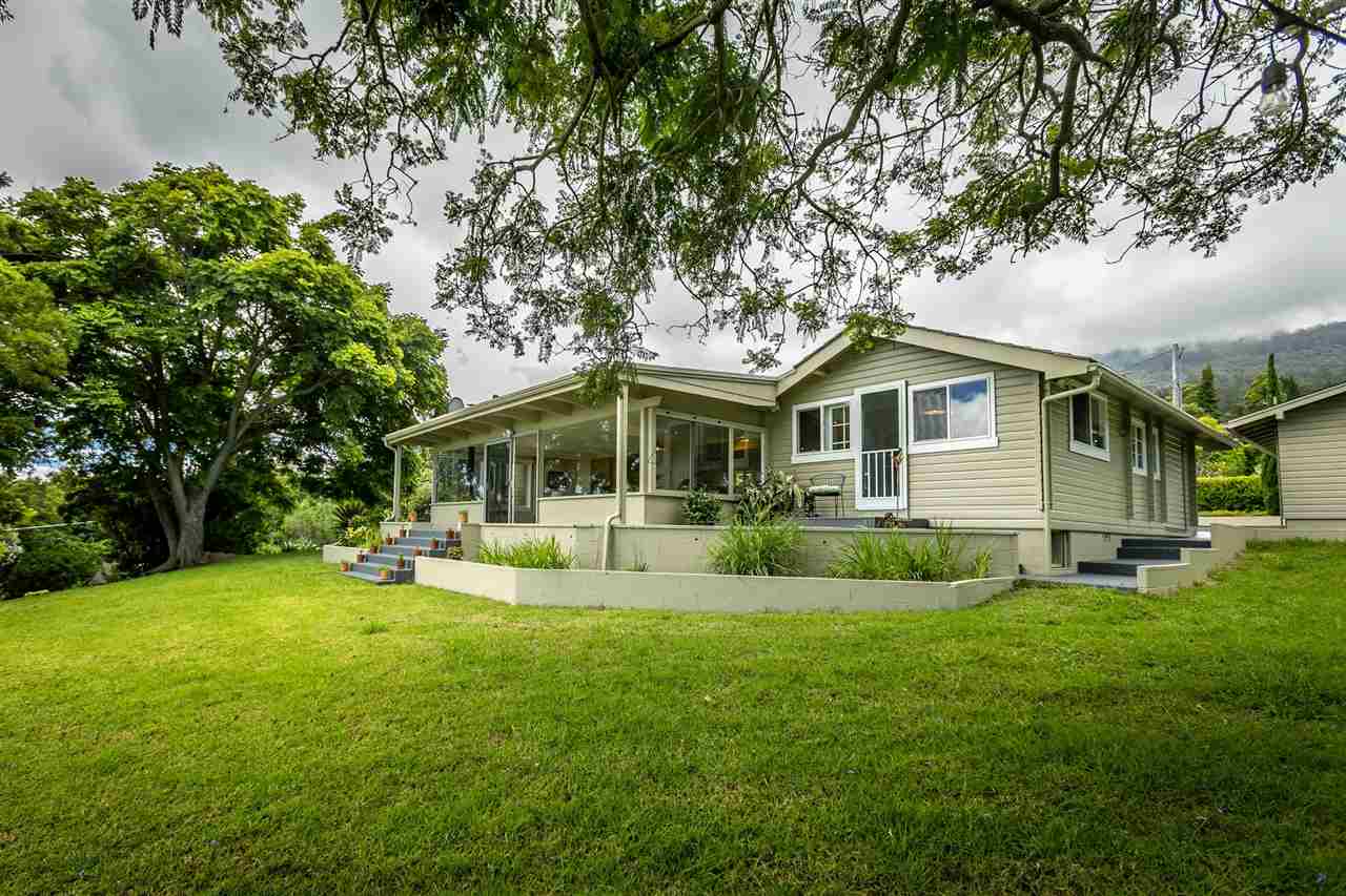 114 Alae Road Kula, HI 96790 - Photo 29 of 30 a front view of house with yard and green space