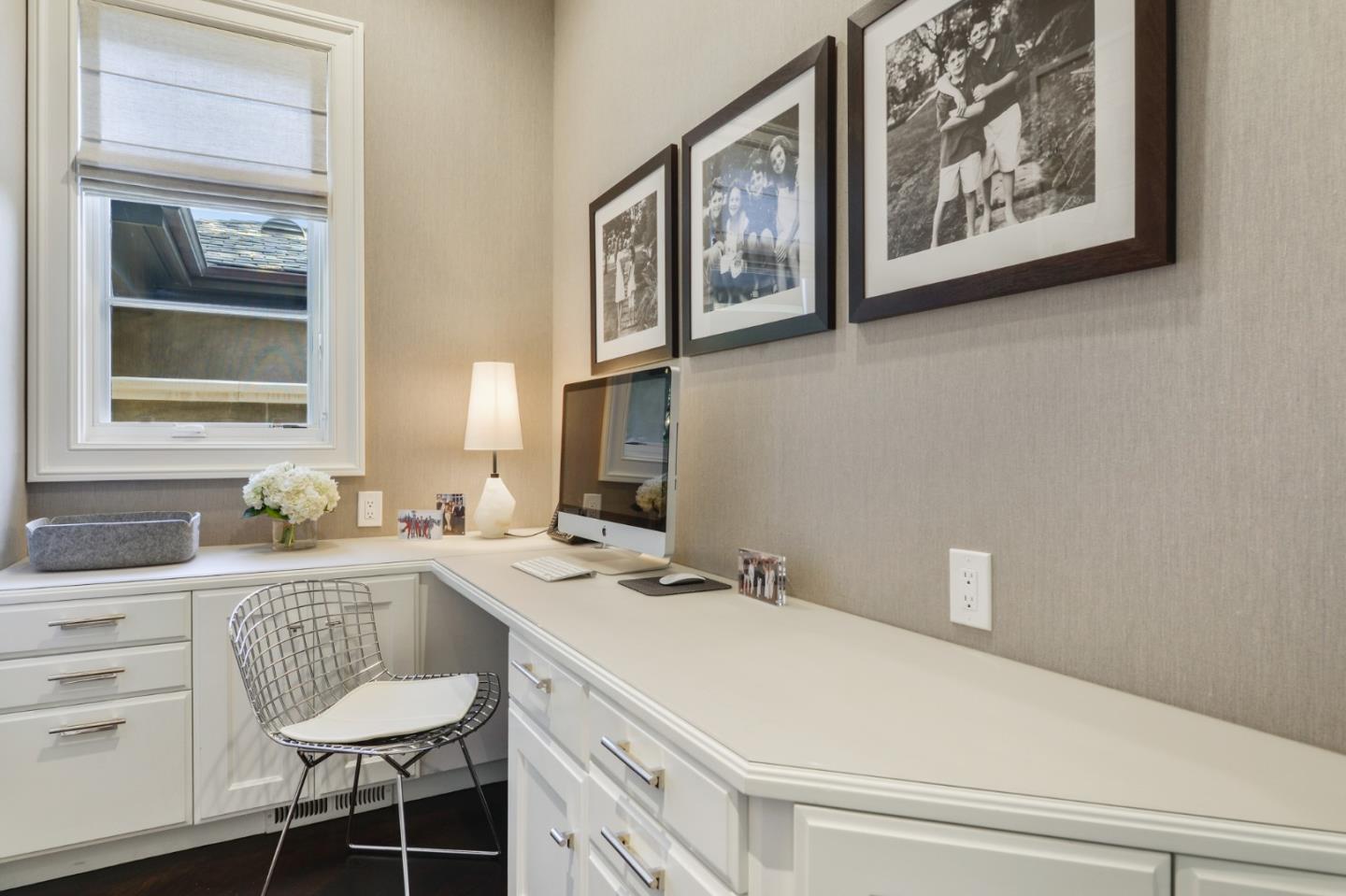 5 Faxon Forest Atherton, CA 94027 - Photo 13 of 46 a bathroom with a sink and a mirror