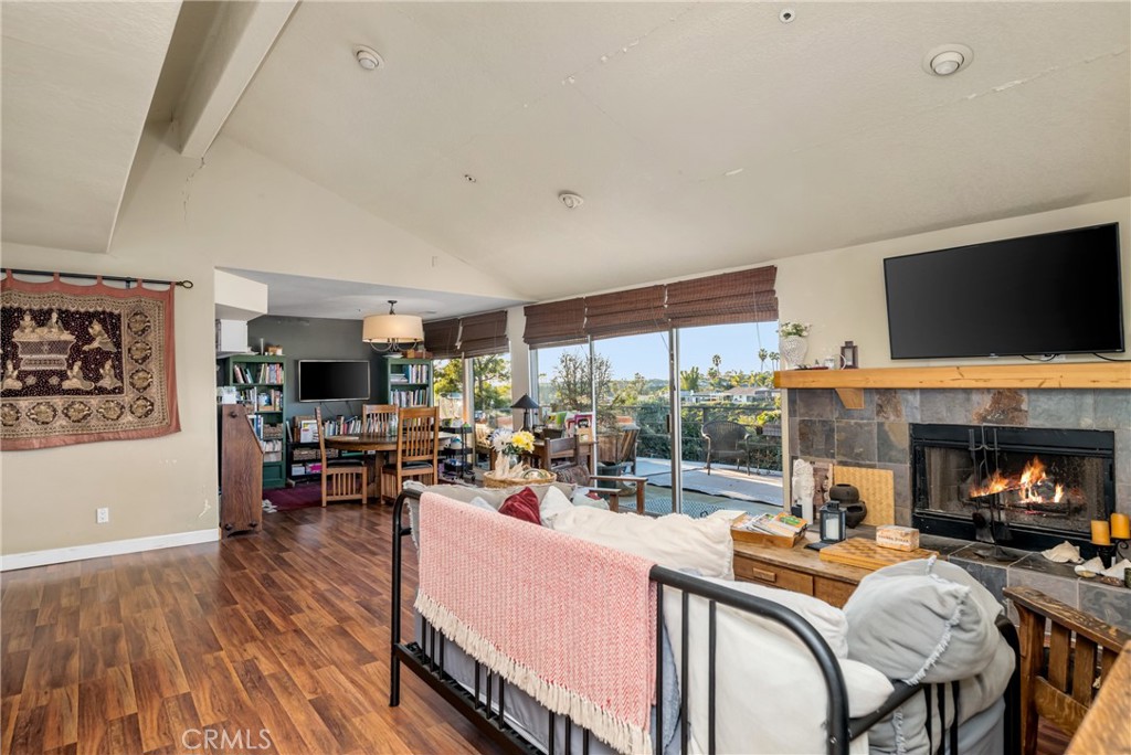 235 Via Ballena San Clemente, CA 92672 - Photo 17 of 51 a living room with furniture a fireplace and a flat screen tv