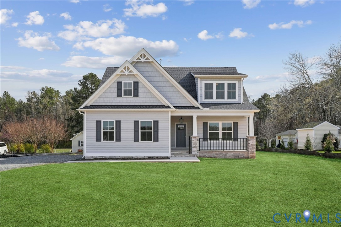0 Atlee Road Mechanicsville, VA 23116 - Photo 1 of 32 Craftsman-style home with a porch, a front yard, a