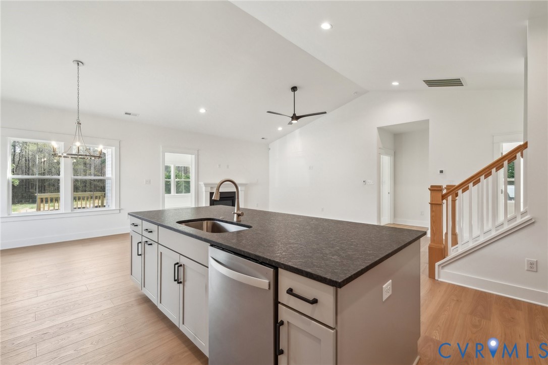 0 Atlee Road Mechanicsville, VA 23116 - Photo 5 of 32 Kitchen with a kitchen island with sink, stainless