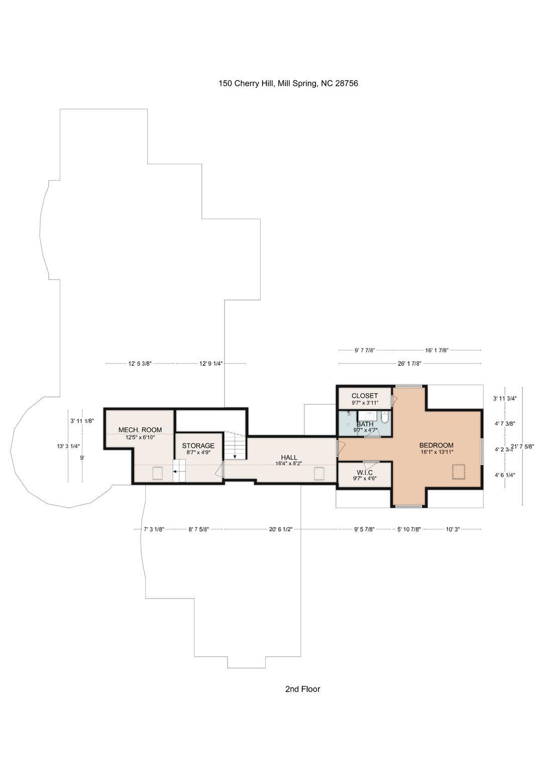 150 Cherry Hill Mill Spring, NC 28756 - Photo 39 of 39 a picture of floor plan