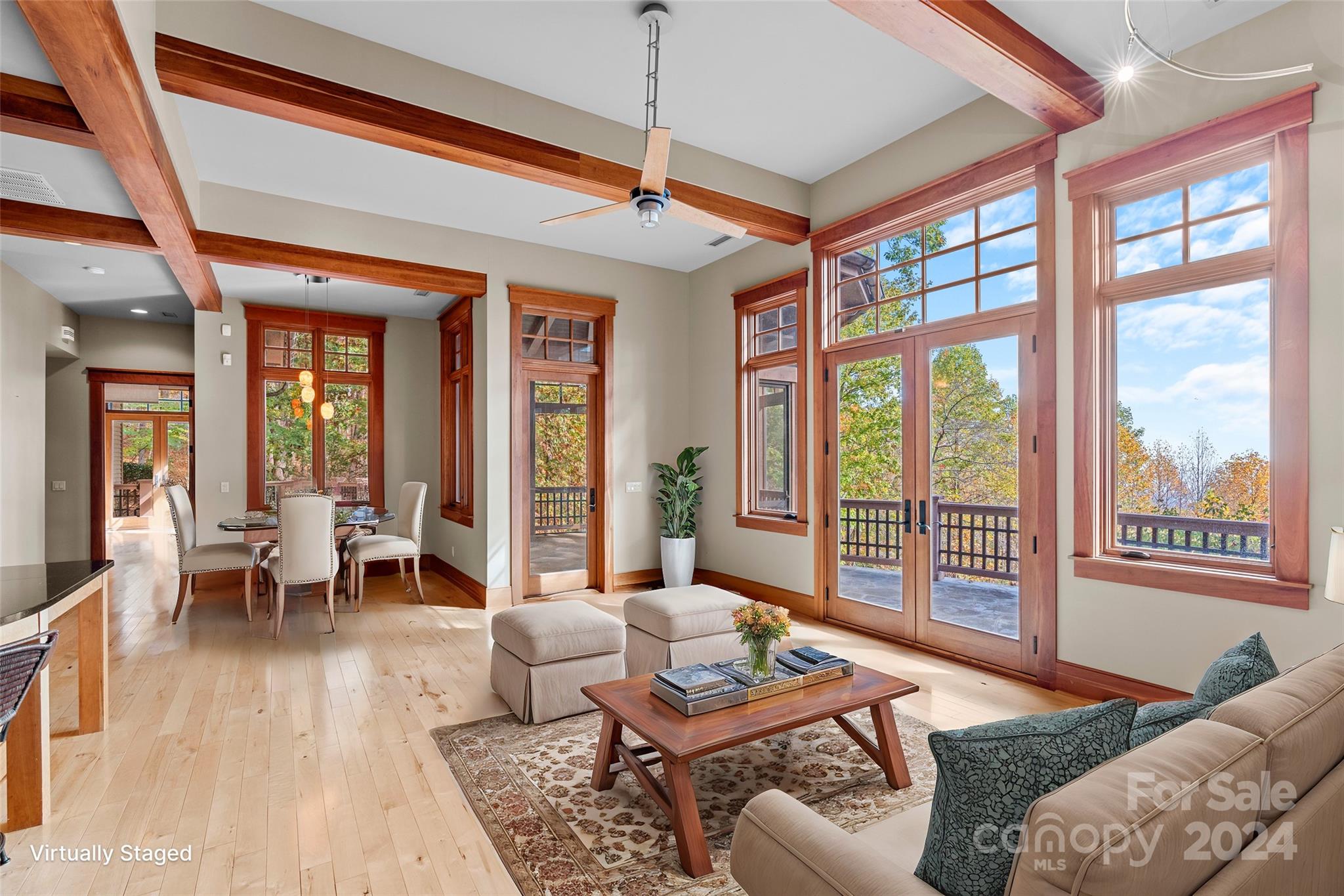 150 Cherry Hill Mill Spring, NC 28756 - Photo 9 of 39 a living room with furniture and a large window