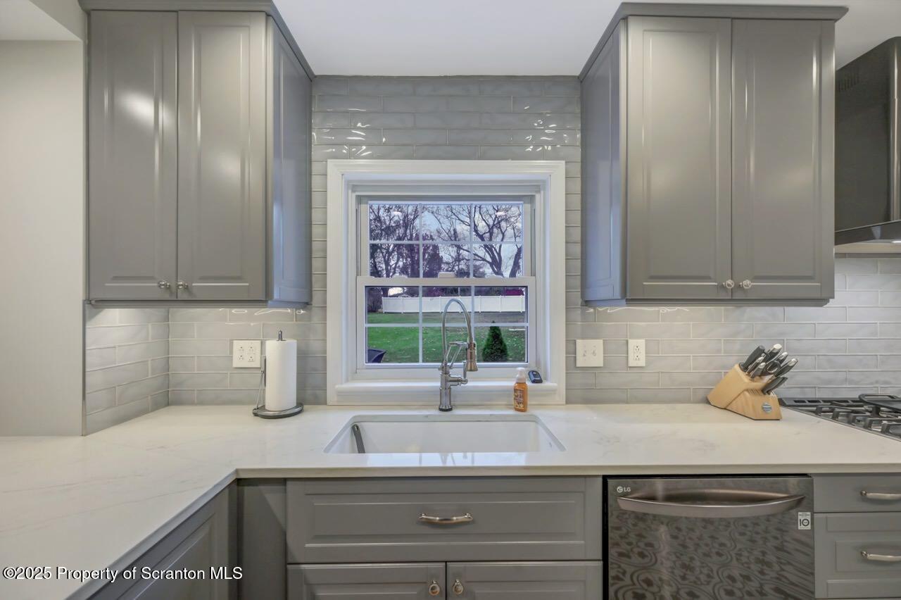 235 North Abington Road Clarks Green, PA 18411 - Photo 27 of 79 a kitchen with a sink and a window