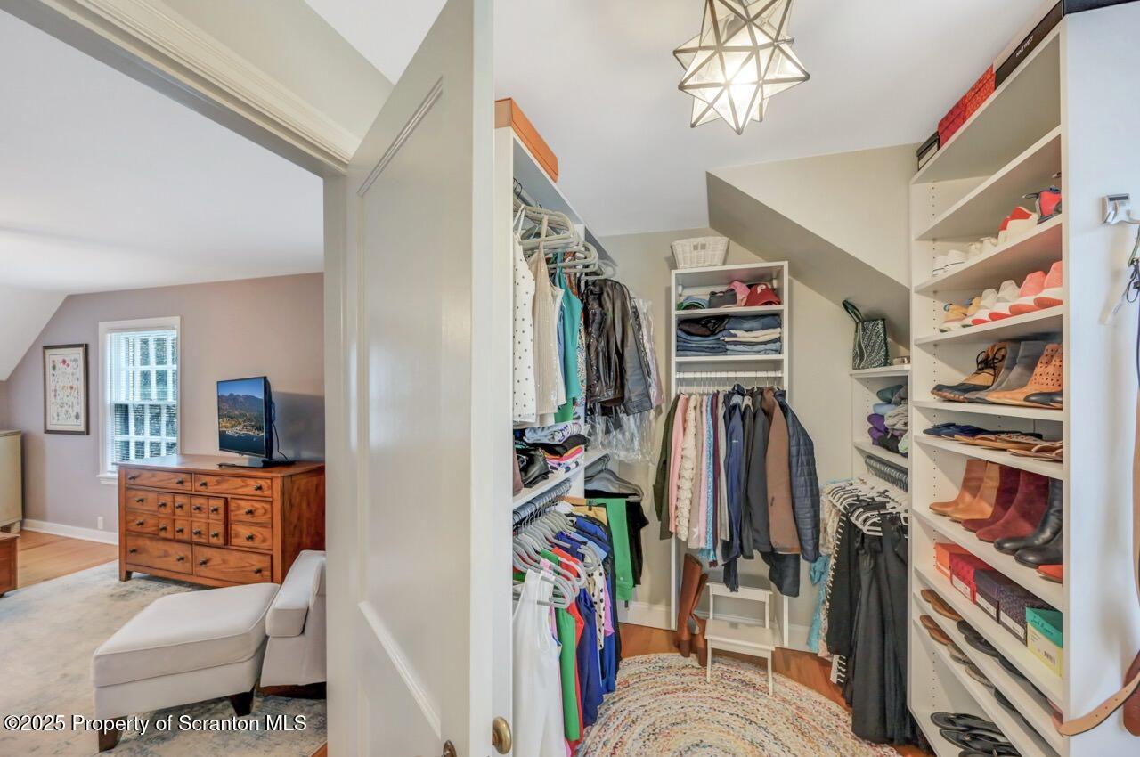 235 North Abington Road Clarks Green, PA 18411 - Photo 56 of 79 a view of a livingroom with furniture and closet