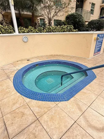 a view of building with outdoor space