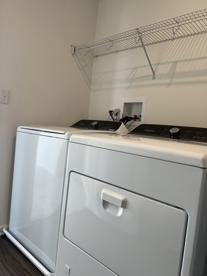 146 Henderson Street Oswego, IL 60543 - Photo 12 of 19 a close up view of washer and dryer