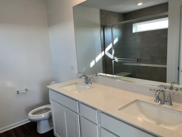 a bathroom with a sink and a toilet