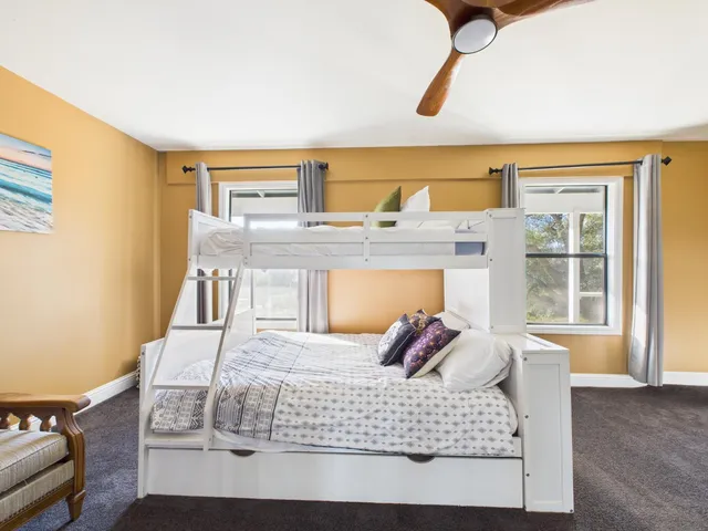 a view of yard from a chairs