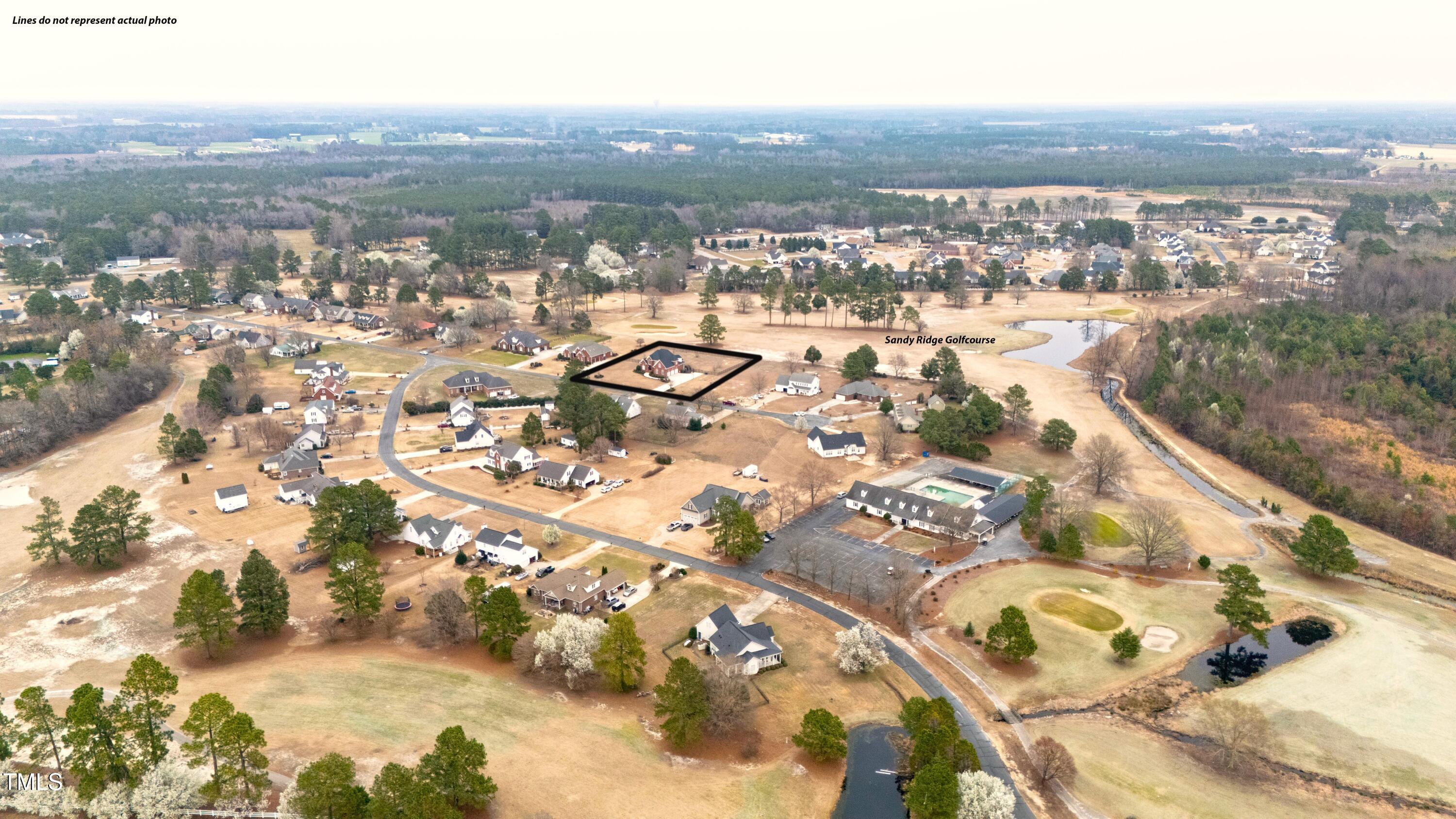325 Sandy Ridge Road Dunn, NC 28334 - Photo 7 of 97 Aerial subdivision