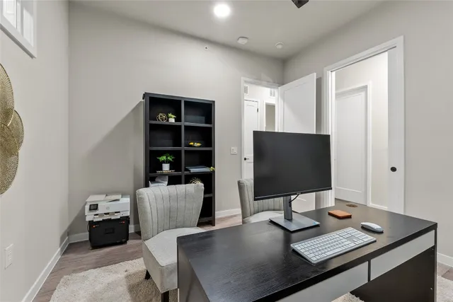 a desktop computer sitting on top of a desk