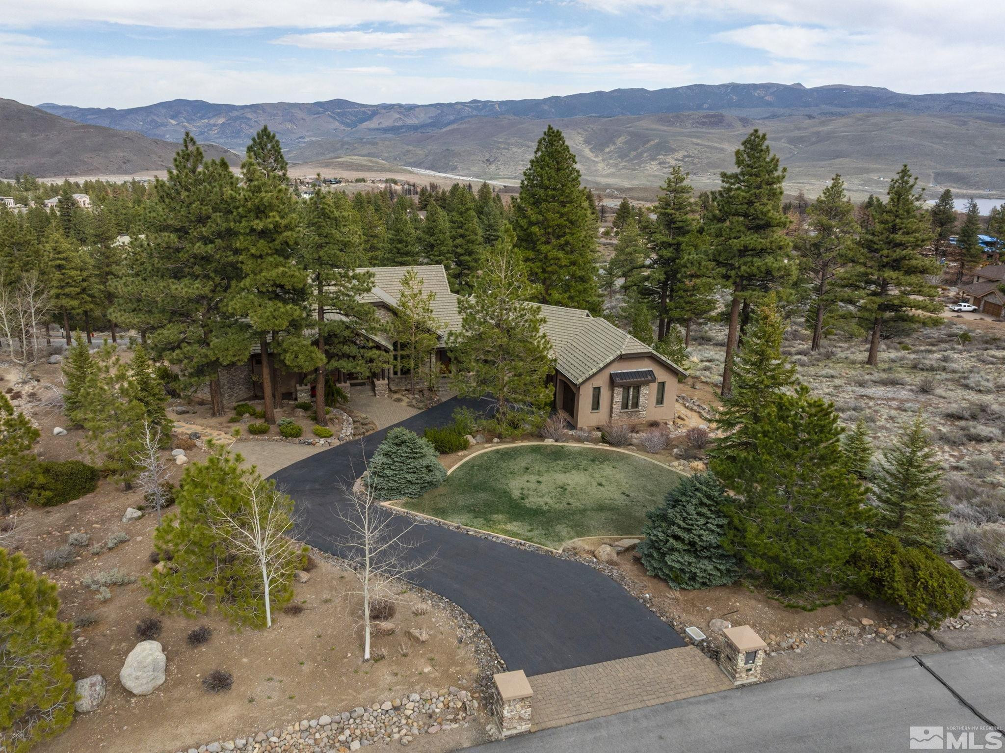 4660 West Pinewild Road Reno, NV 89511 - Photo 34 of 40 an aerial view of a house with a garden