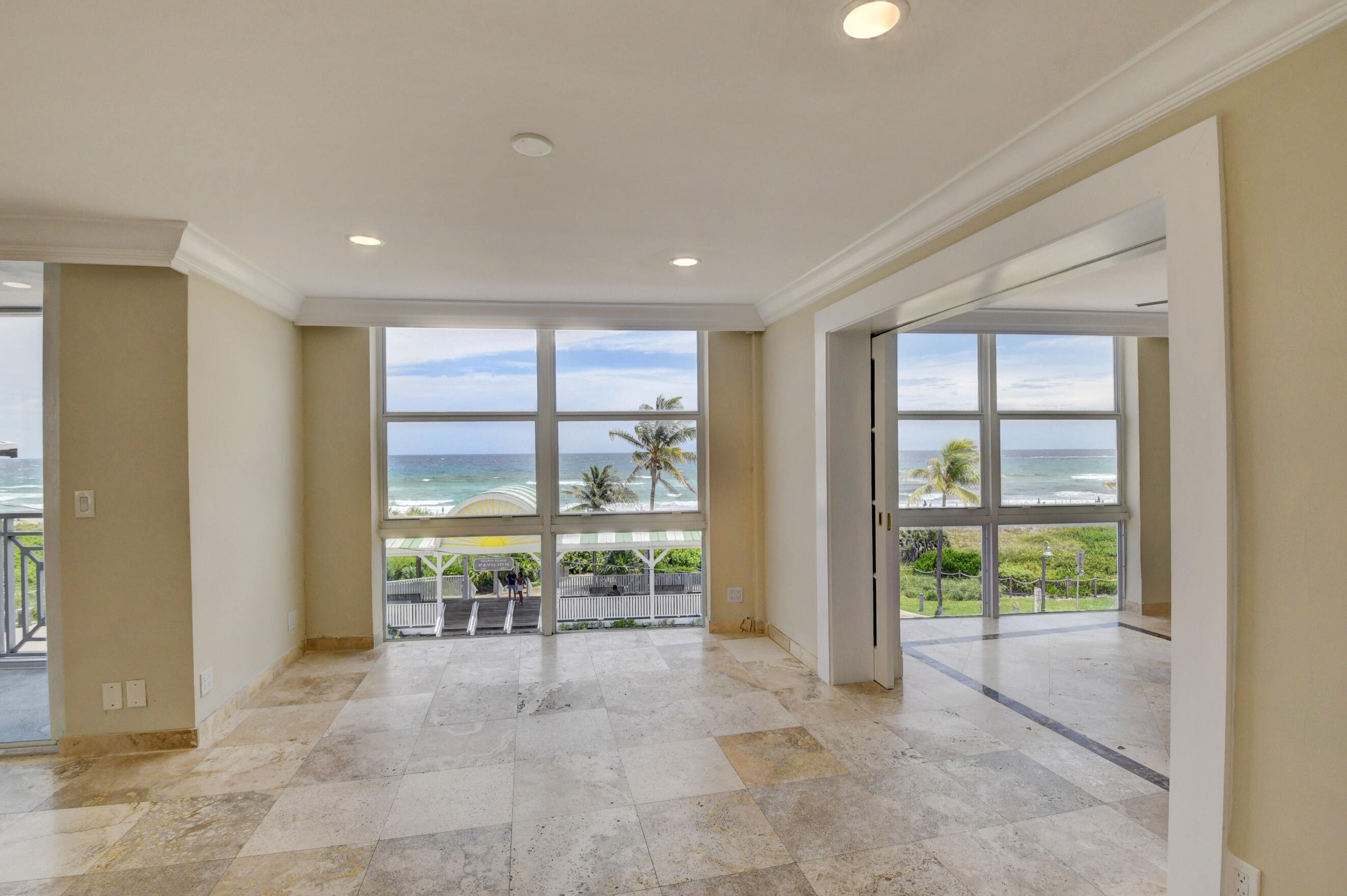 36 South Ocean Boulevard, Unit B3 Delray Beach, FL 33483 - Photo 24 of 47 a view of a room with large windows