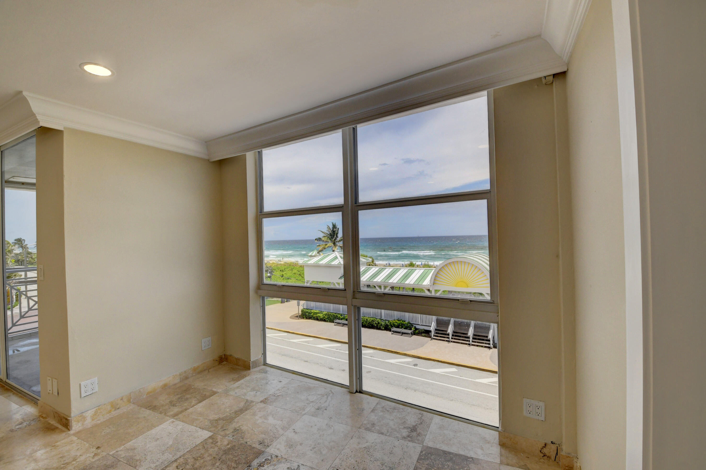 36 South Ocean Boulevard, Unit B3 Delray Beach, FL 33483 - Photo 27 of 47 a view of an empty room with a window